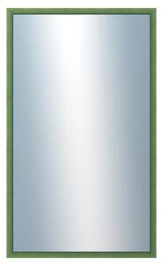 DANTIK - Zrkadlo v rámu, rozmer s rámom 60x100 cm z lišty BOX zelená morená (1751)