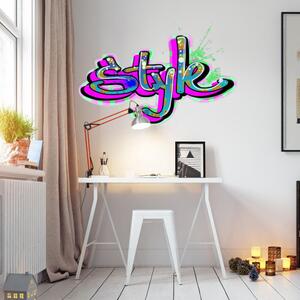 INSPIO-textilná prelepiteľná nálepka - Nálepka na stenu do izby Style