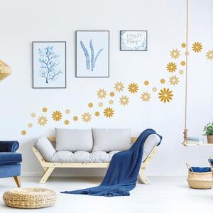 INSPIO-výroba darčekov a dekorácií - Kvetinový závoj - Nálepka na stenu