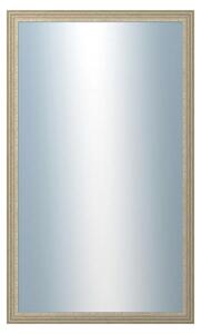 DANTIK - Zrkadlo v rámu, rozmer s rámom 60x100 cm z lišty LYON strieborná (2704)
