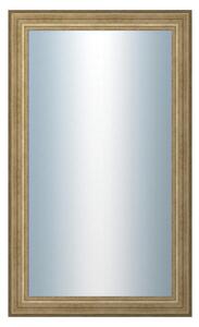 DANTIK - Zrkadlo v rámu, rozmer s rámom 60x100 cm z lišty HRAD strieborná patina (2823)