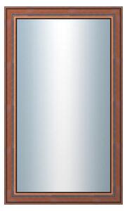 DANTIK - Zrkadlo v rámu, rozmer s rámom 60x100 cm z lišty ANGLIE hnedá (561)