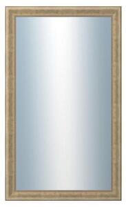 DANTIK - Zrkadlo v rámu, rozmer s rámom 60x100 cm z lišty KŘÍDLO malé zlaté patina (2774)