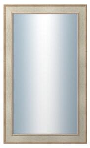 DANTIK - Zrkadlo v rámu, rozmer s rámom 60x100 cm z lišty TOOTH strieborná (2779)