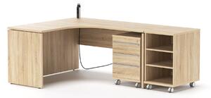 DREVONA Rohový stôl ľavý dub bardolíno RP-SRD-1600