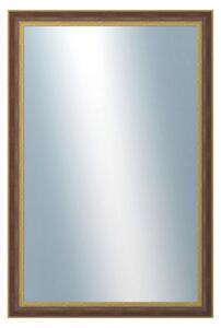 DANTIK - Zrkadlo v rámu, rozmer s rámom 60x120 cm z lišty ZVRATNÁ červenozlatá plast (3069)