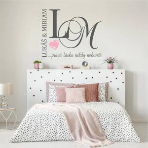INSPIO-výroba darčekov a dekorácií - Nálepky na stenu - Pravá láska