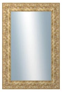 DANTIK - Zrkadlo v rámu, rozmer s rámom 60x120 cm z lišty KŘÍDLO ozdobné zlaté (2890)