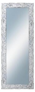 DANTIK - Zrkadlo v rámu, rozmer s rámom 60x160 cm z lišty Travertino strieborné (2893)