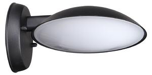 6691/BK-9 ITALUX Piombino moderné exteriérové nástenné svietidlo 12W=1110lm LED biele svetlo (3000K) IP44