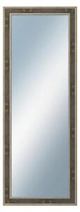 DANTIK - Zrkadlo v rámu, rozmer s rámom 60x160 cm z lišty TOOTH zlatá čierna (2780)