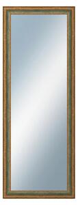DANTIK - Zrkadlo v rámu, rozmer s rámom 60x160 cm z lišty HRAD zelená (3005)