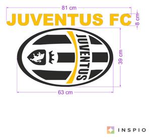INSPIO-textilná prelepiteľná nálepka - Futbalová nálepka Juventus Turín