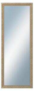 DANTIK - Zrkadlo v rámu, rozmer s rámom 60x160 cm z lišty KŘÍDLO malé strieborné patina (2775)