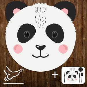 Podložka na cvičenie a hranie - Čiernobiela panda