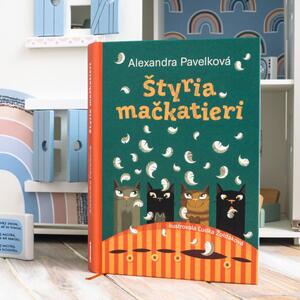 Detská kniha pre deti - Štyria mačkatieri