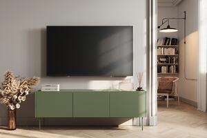 TV stolík Desin 170 cm - olivová / dub nagano