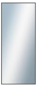 DANTIK - Zrkadlo v rámu, rozmer s rámom 60x140 cm z lišty Hliník čierna (7269021)