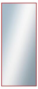 DANTIK - Zrkadlo v rámu, rozmer s rámom 60x140 cm z lišty Hliník červená (7269210)