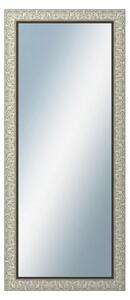 DANTIK - Zrkadlo v rámu, rozmer s rámom 60x140 cm z lišty PRAHA strieborná (2751)