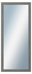 DANTIK - Zrkadlo v rámu, rozmer s rámom 60x140 cm z lišty STEP tmavošedá (3021)