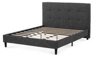 Manželská posteľ sivá 160x200 cm BED-M160 GREY2