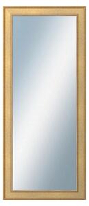 DANTIK - Zrkadlo v rámu, rozmer s rámom 60x140 cm z lišty TOOTH zlatá (2778)