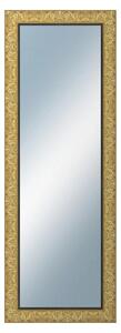 DANTIK - Zrkadlo v rámu, rozmer s rámom 50x140 cm z lišty PRAHA zlatá (2752)
