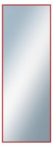 DANTIK - Zrkadlo v rámu, rozmer s rámom 50x140 cm z lišty Hliník červená (7269210)