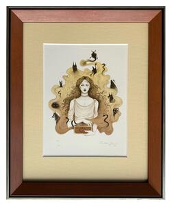 Jelenová Františka - Pandora | 26.6x32.1