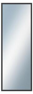 DANTIK - Zrkadlo v rámu, rozmer s rámom 50x140 cm z lišty Hliník čierna (7005021)