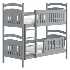 Poschodová posteľ Amely - 80x160 cm - šedá
