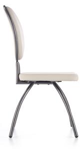 Jedálenská stolička K298 - svetlosivá / grafit