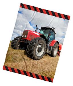 Detská deka - Červený traktor