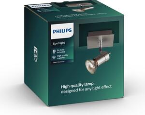 Philips 55080/48/PN Titan bodové svietidlo 1xGU10 hliník