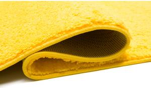 Kusový koberec Shaggy Parba žltý 80x150cm