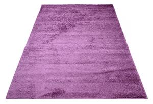 Kusový koberec Shaggy Parba orgovánový 80x150cm