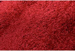 Kusový koberec Shaggy Parba červený 60x100cm