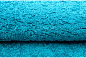 Kusový koberec Shaggy Parba tyrkysový 60x100cm