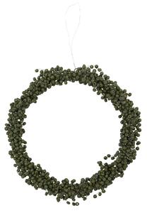 Dekoratívny veniec z korálikov Winter Green Ø 23 cm