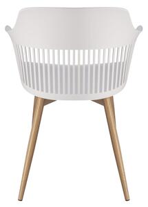 Dekorstudio Plastová záhradná stolička CORNIDO bielo-béžová