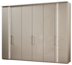 SKRIŇA S OTOČNÝMI DVERAMI, šampanská, 300/216/59 cm Dieter Knoll - Skrine