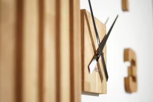 Dekorstudio Luxusné nástenné drevené hodiny LAMELE 100cm