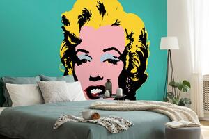 Tapeta ikonická Marilyn Monroe v pop art dizajne