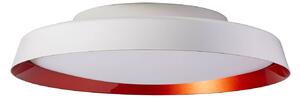 Stropné LED svetlo Boop! Ø 54 cm biela/červená