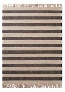 Čierny/krémovobiely obojstranný/ručne tkaný jutový koberec 160x230 cm Playa – Hanse Home
