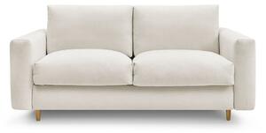 Béžová pohovka na každodenné spanie/rozkladacia 200 cm Cocoone – Bobochic Paris