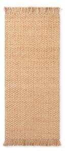 Obojstranný/ručne tkaný jutový behúň v prírodnej farbe 80x300 cm Fjord – Hanse Home