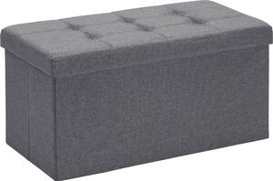ÚLOŽNÝ BOX NA SEDENIE, textil, kompozitné drevo, 76/38/38 cm Carryhome - Kreslá