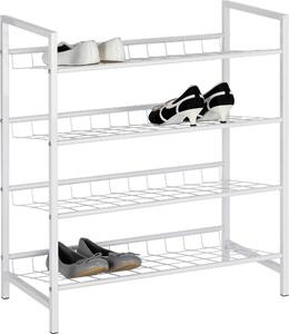 REGÁL NA TOPÁNKY, biela, 63/70/30 cm Carryhome - Skrine, regály & police na topánky